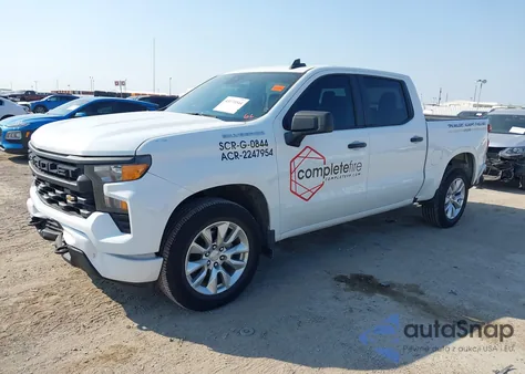 2024 Chevrolet Silverado 1500 2Wd Short Bed Custom z USA, uszkodzony, nr VIN 1GCPABEK0RZ132329